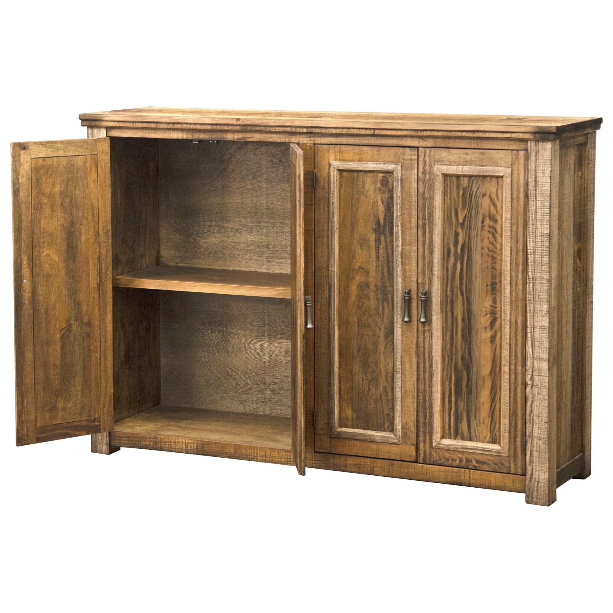 International Furniture Direct Montana IFD1141CNS Rustic Console with 4
